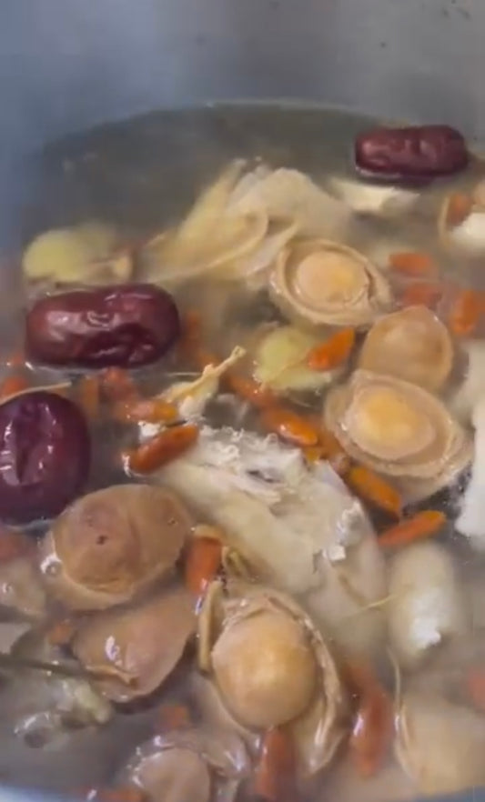 Summer Tonic Soup Chicken Soup with Abalone and American Ginseng