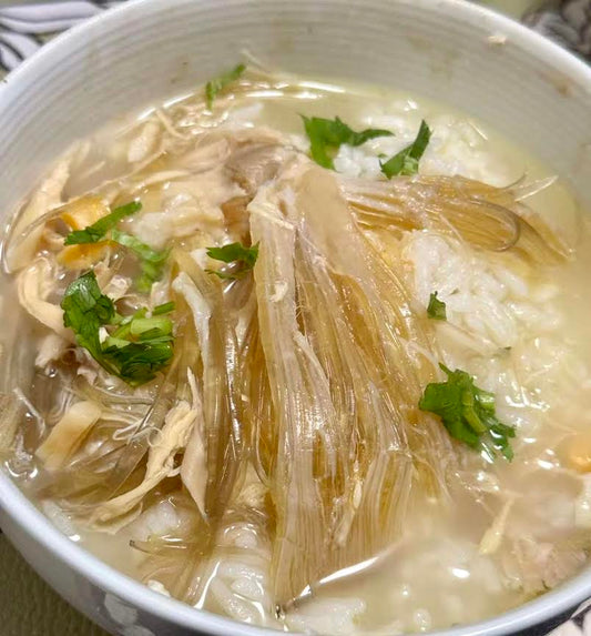 Shanghai Style Fish Fin Lobster Congee 上海大鮑翅龍蝦泡飯