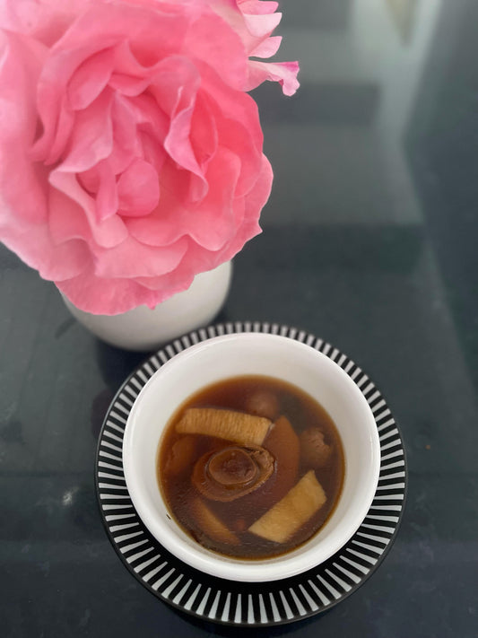 Dashi Broth Japanese Mountain Yam and Abalone Chicken Soup