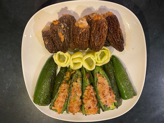 Stuffed Morel Mushroom 精美煎釀羊肚菌