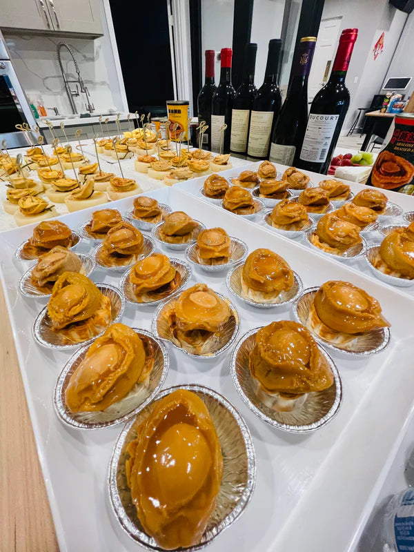 3 Braised Sauce & 2 Clear Broth Abalone ( 5 cans ）冠品鮑罐頭鮑魚（3紅燒鮑汁，2清湯）