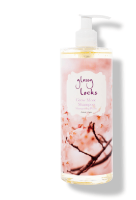 Glossy Locks Grow More Shampoo 13.5 oz:100% Pure