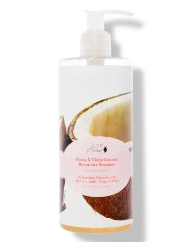 Honey and Virgin Coconut Restorative Shampoo 13 oz: 100% Pure