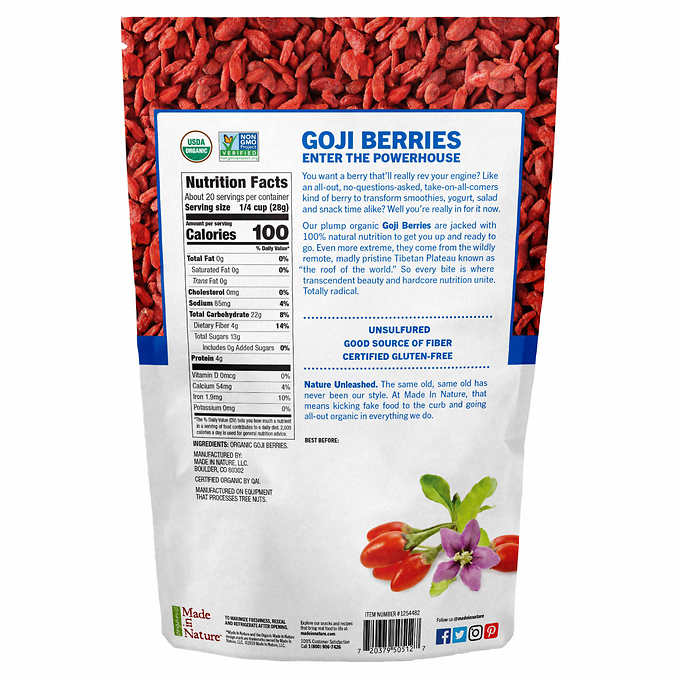 Made in Nature Organic Goji Berries (20 oz )