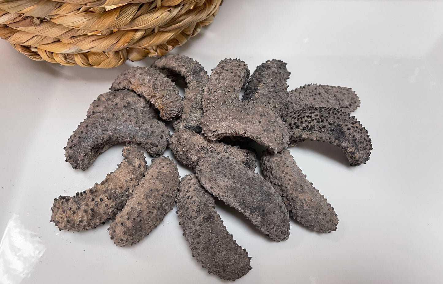 Sun Dried Sea Cucumber U Shape Product of Mexico(1 lb,12-14 Units)